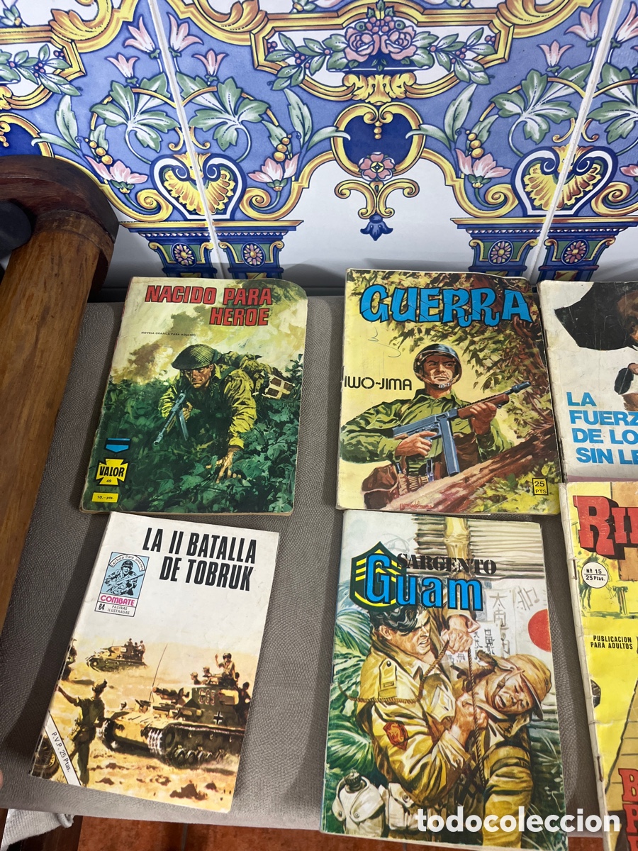 C&oacute;mics: Lote de 8 comis del oeste y de guerra - Foto 2