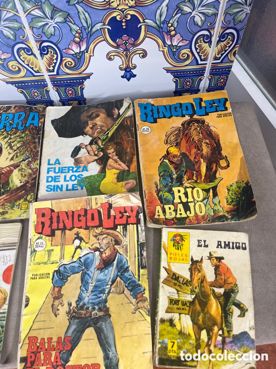 C&oacute;mics: Lote de 8 comis del oeste y de guerra - Foto 3