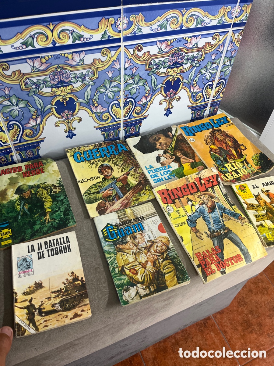 C&oacute;mics: Lote de 8 comis del oeste y de guerra - Foto 1
