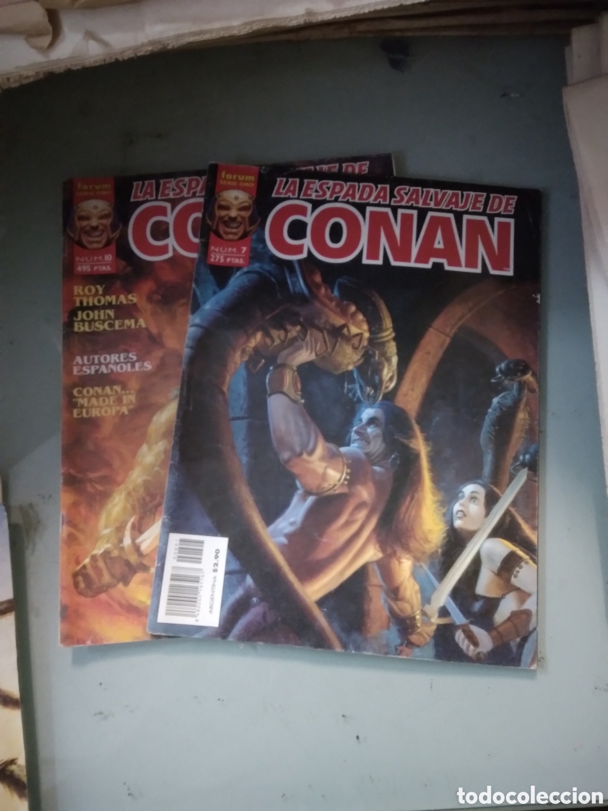 C&oacute;mics: La espada.salvaje de Conan, Forum serie oro, n&uacute;mero 7 y 10 - Foto 1