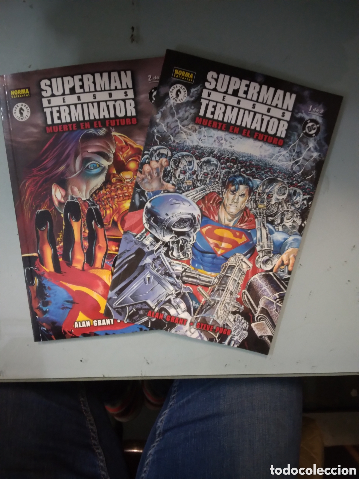 C&oacute;mics: Superman versus Terminator, DC, Norma, 1 y 2 - Foto 1