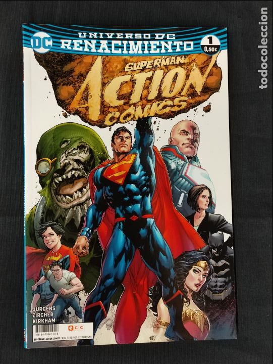 C&oacute;mics: UNIVERSO DC RENACIMIENTO - SUPERMAN - ACTION COMICS - N&ordm; 1 - ECC - - Foto 1
