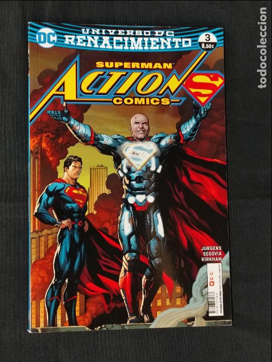 C&oacute;mics: UNIVERSO DC RENACIMIENTO - SUPERMAN - ACTION COMICS - N&ordm; 3 - ECC - - Foto 1