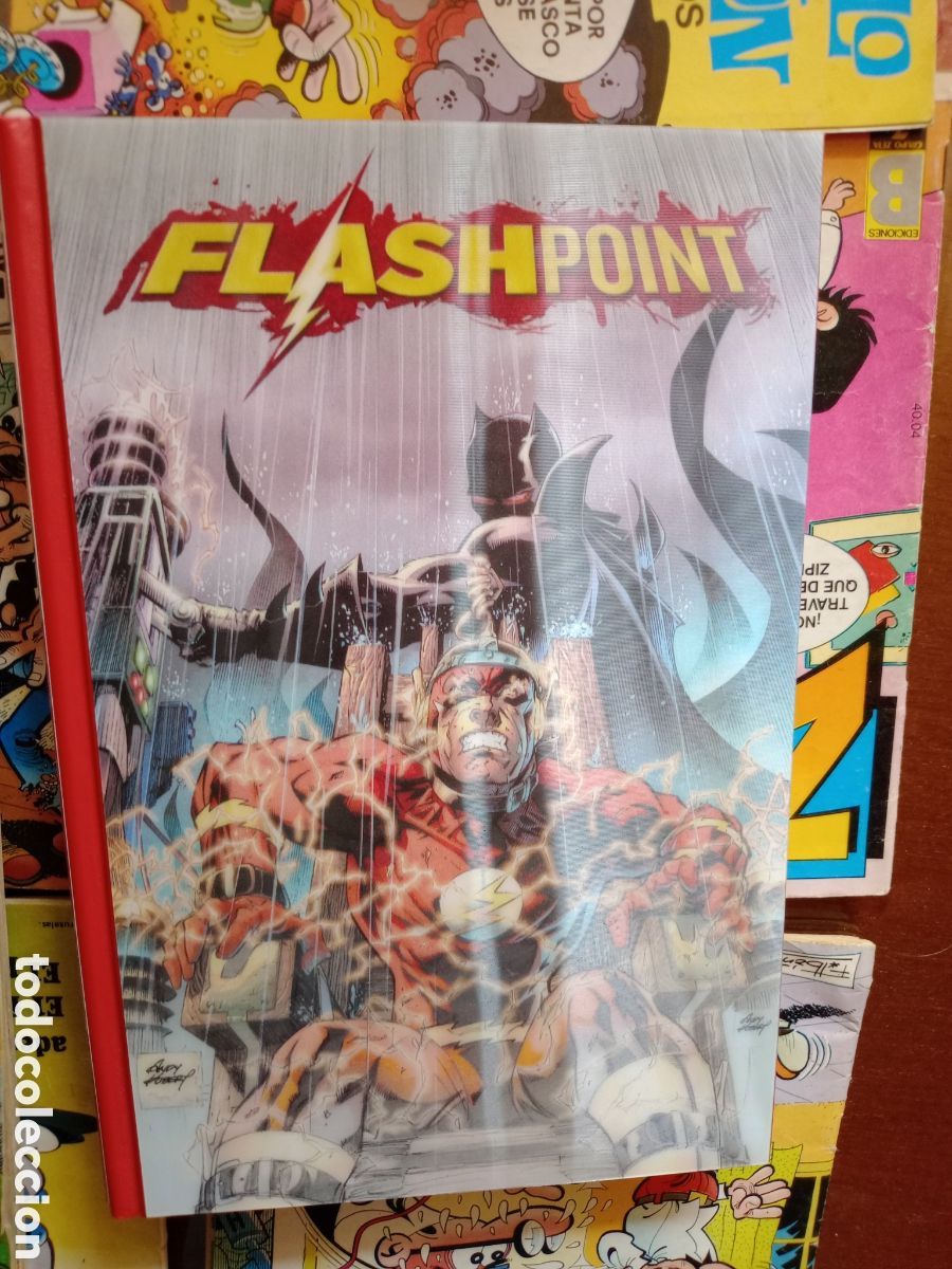 C&oacute;mics: Flashpoint volumen 2 con cubierta, contracubierta y lomo en l&aacute;minas 3D cj83 - Foto 4