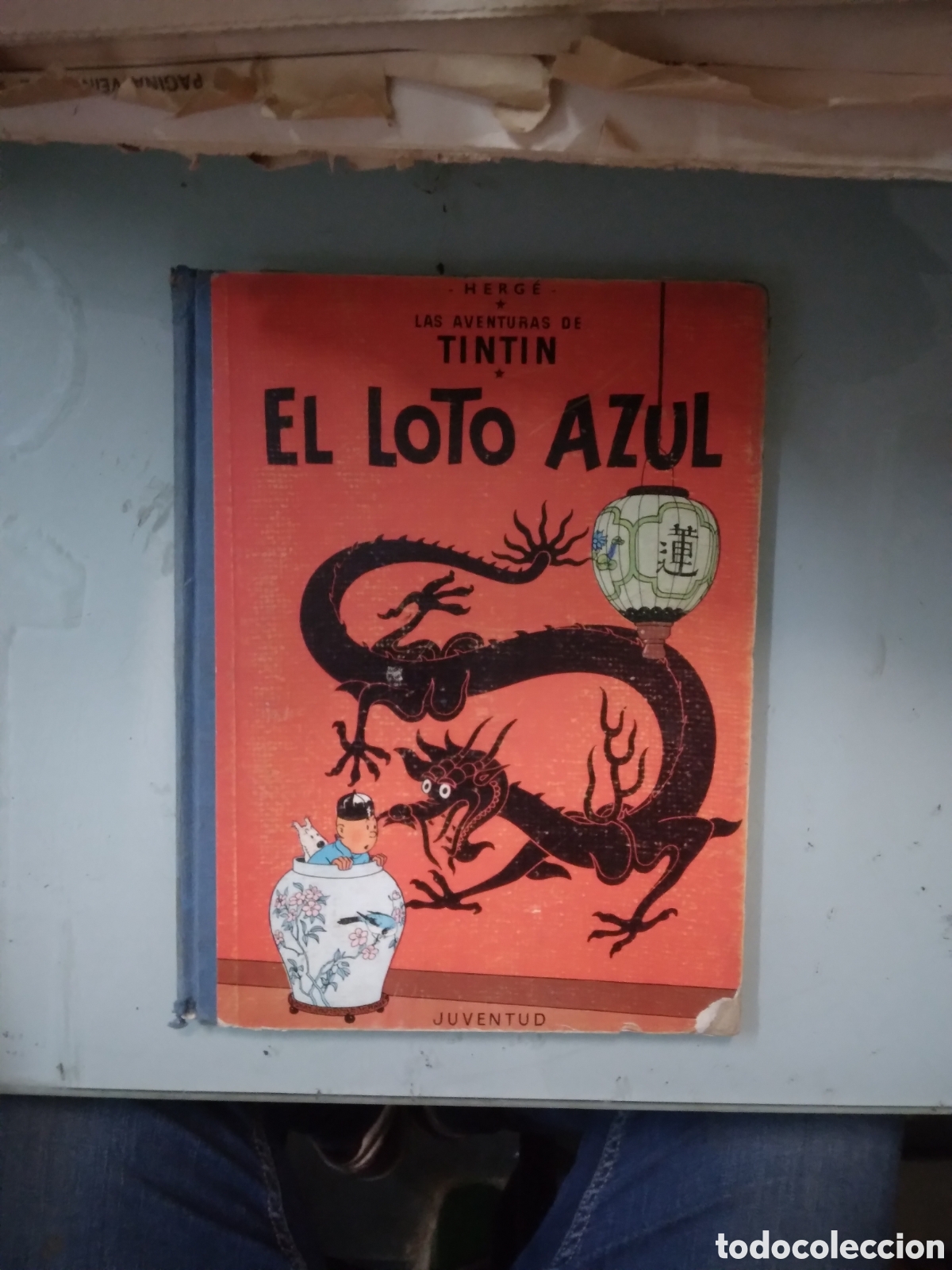C&oacute;mics: Tintin, El.loto azul, primera edicion,1965 - Foto 1