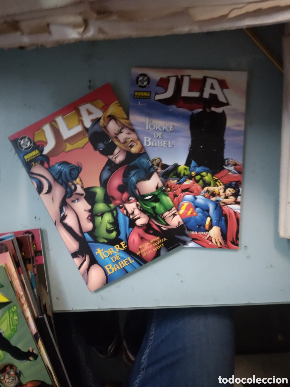 C&oacute;mics: JLA, La torre de Babel, 1 y 2, Norma, DC - Foto 1