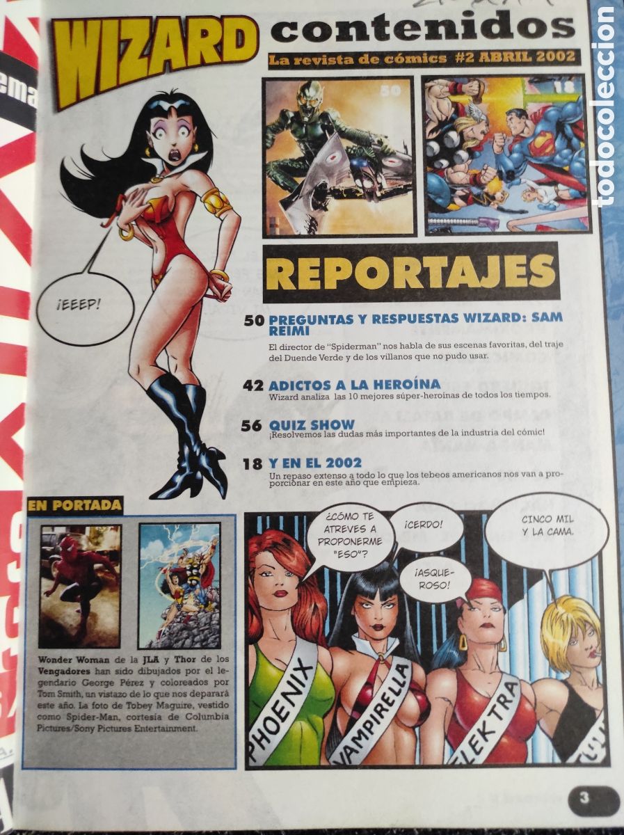 C&oacute;mics: WIZARD N&ordm; 2 LA REVISTA DE COMIC - TODO LO QUE TE ESPERA EN 2002 - Foto 2