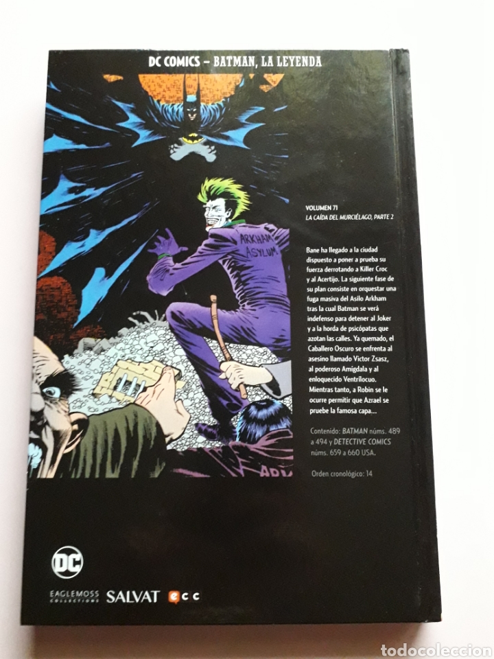 C&oacute;mics: Batman La Leyenda. Tomo 71. Excelente estado - Foto 2