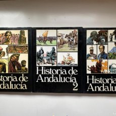 Cómics: HISTORIA DE ANDALUCÍA (COMIC) MONTE DE PIEDAD Y CAJA DE AHORROS SEVILLA. 3 VOLÚMENES.