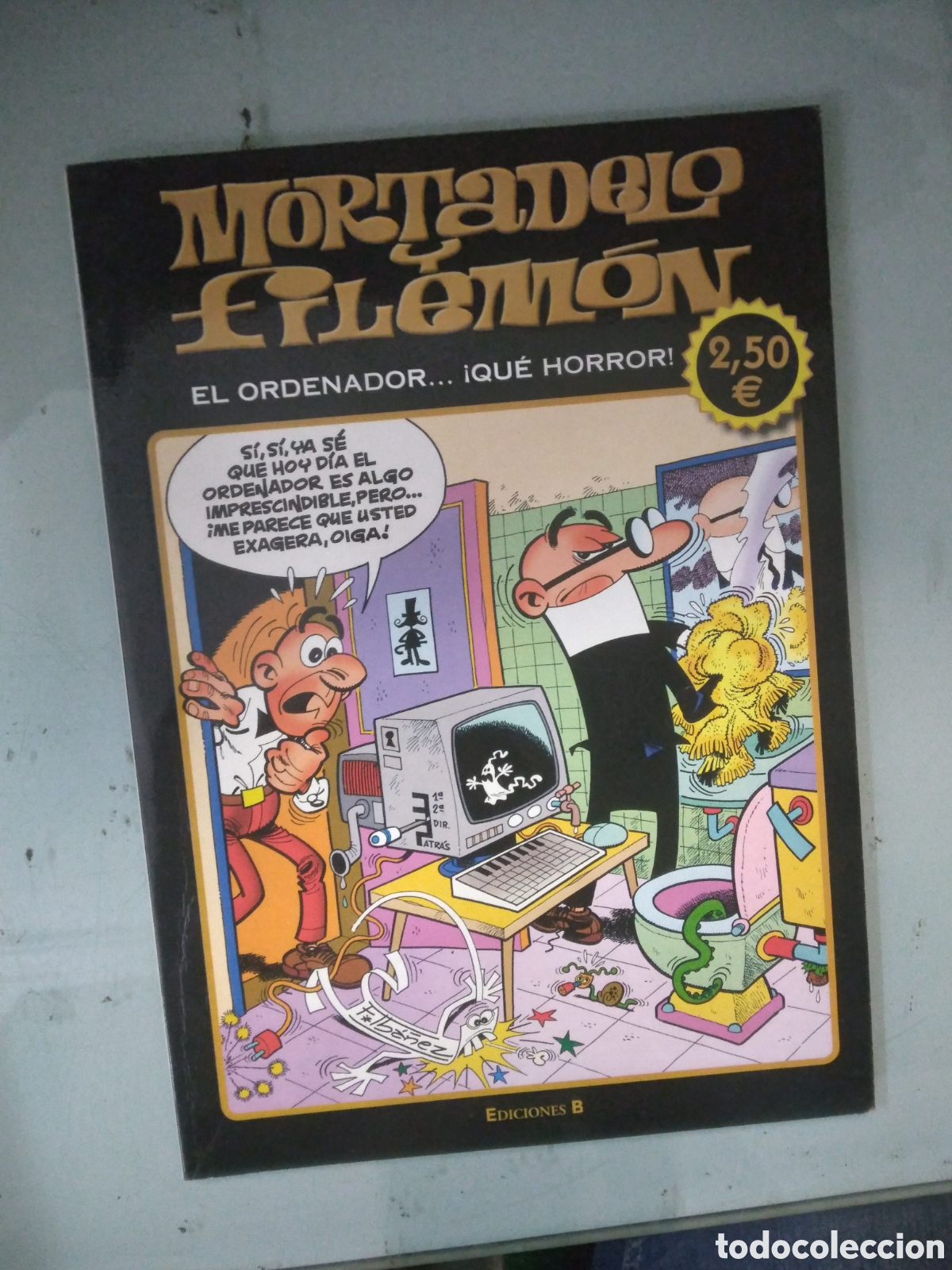 C&oacute;mics: Mortadelo y Filemon, El.ordenador que horror, Ediciones B - Foto 1