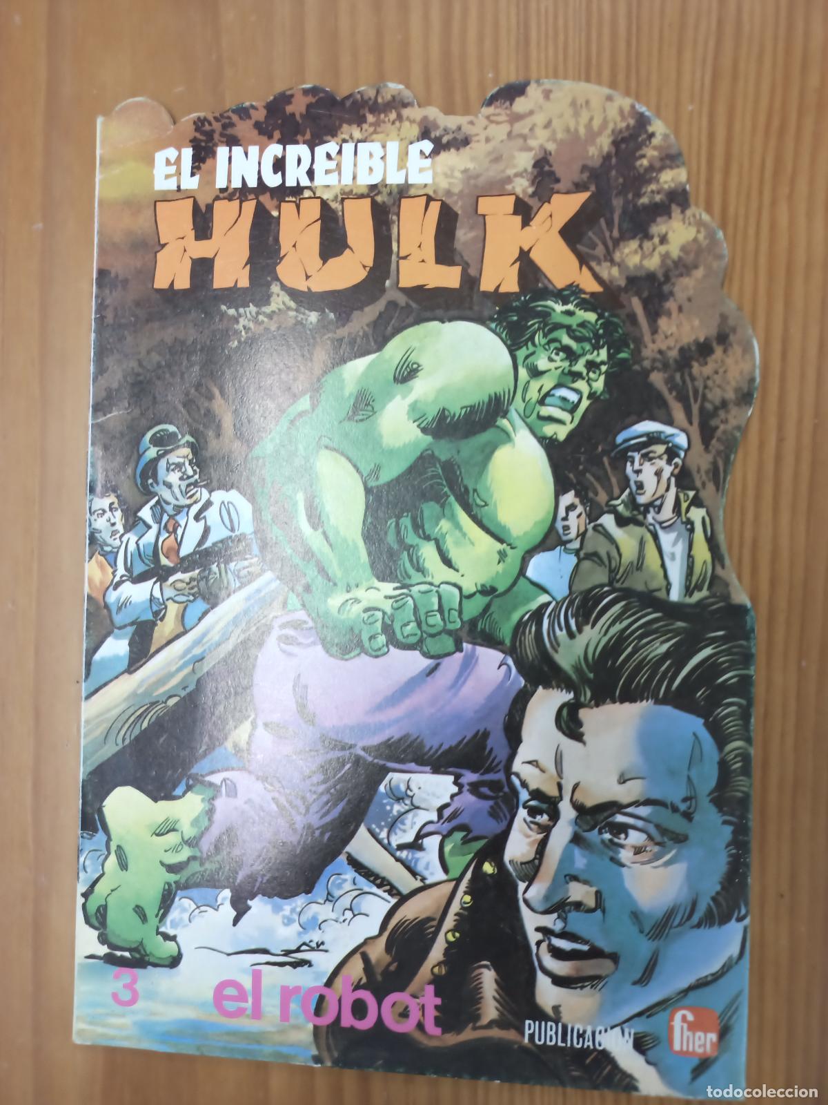 C&oacute;mics: CUENTO TROQUELADO: EL INCREIBLE HULK. N&ordm; 3. RL ROBOT. FHER. - Foto 1