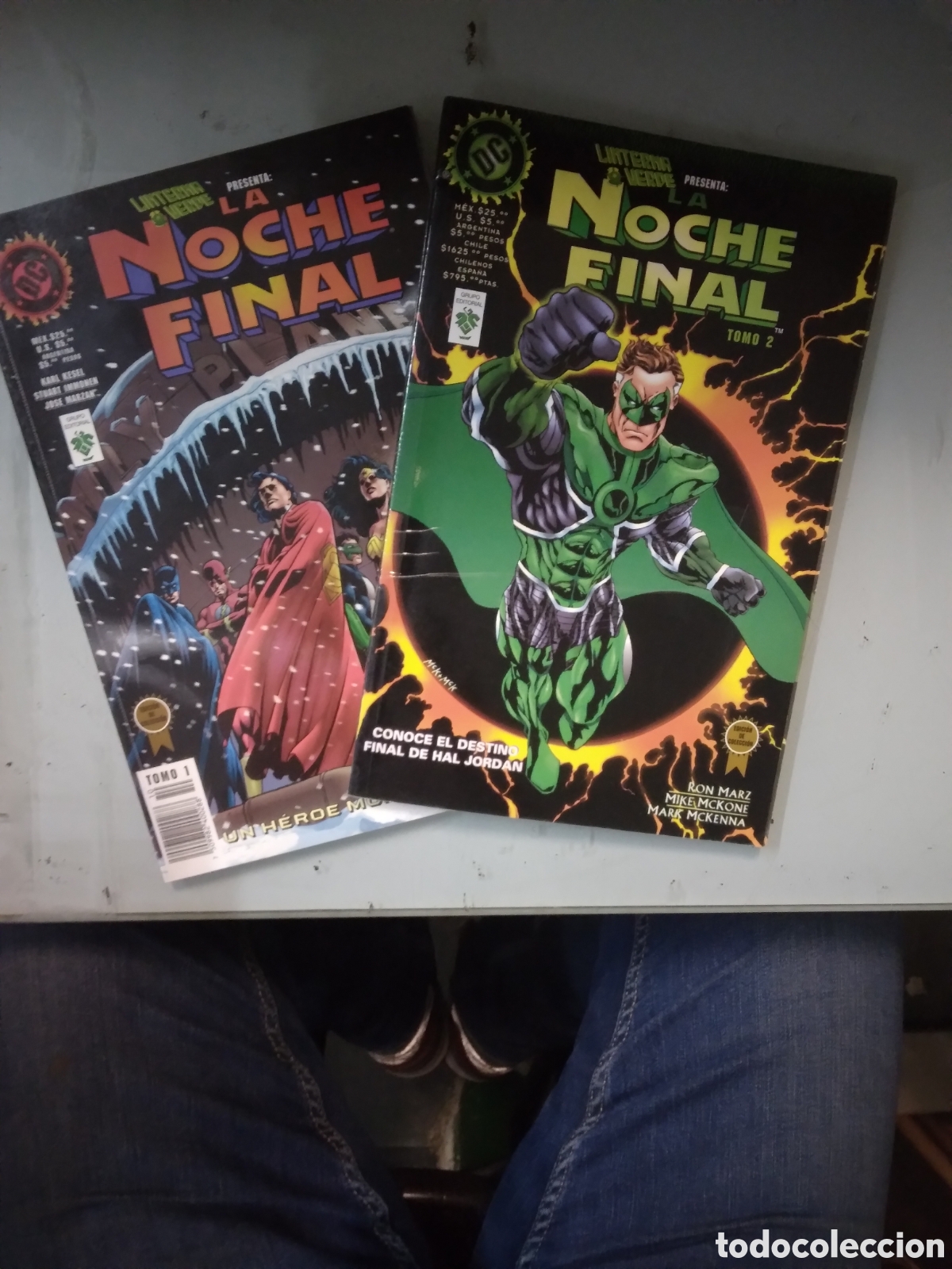 C&oacute;mics: Linterna verde, Noche final, tomo 1 y 2, DC, - Foto 1