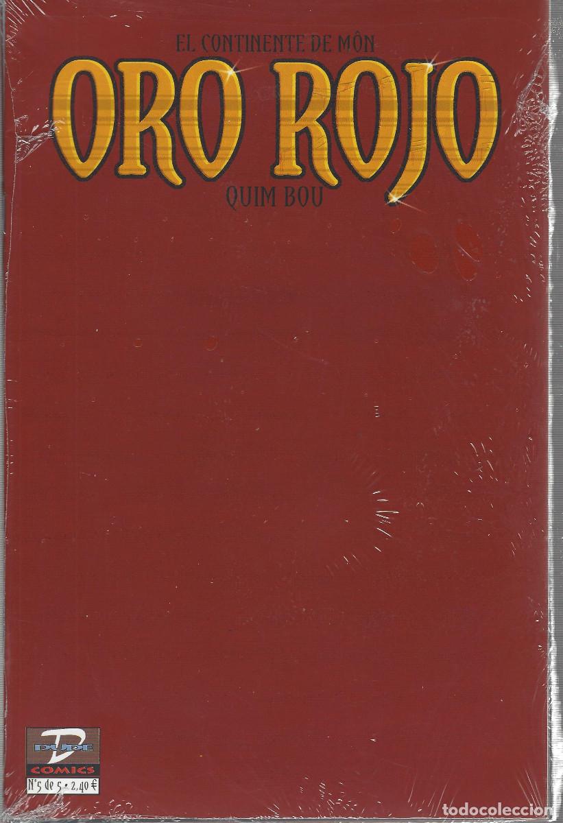 C&oacute;mics: ORO ROJO COMPLETA 5 N&Uacute;MEROS - MUY BUEN ESTADO - Foto 1
