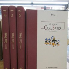 Cómics: BIBLIOTECA CARL BARKS - PATO DONALD - COLECCION COMPLETA - CUATRO TOMOS - EDICION DE LUJO - DISNEY