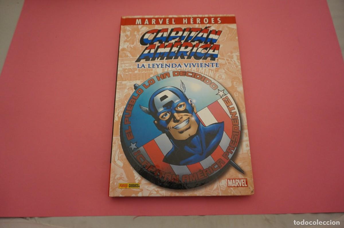 C&oacute;mics: M3C/ CAPITAN AMERICA - LA LEYENDA VIVIENTE - MARVEL HEROES / PANINI COMICS - Foto 1
