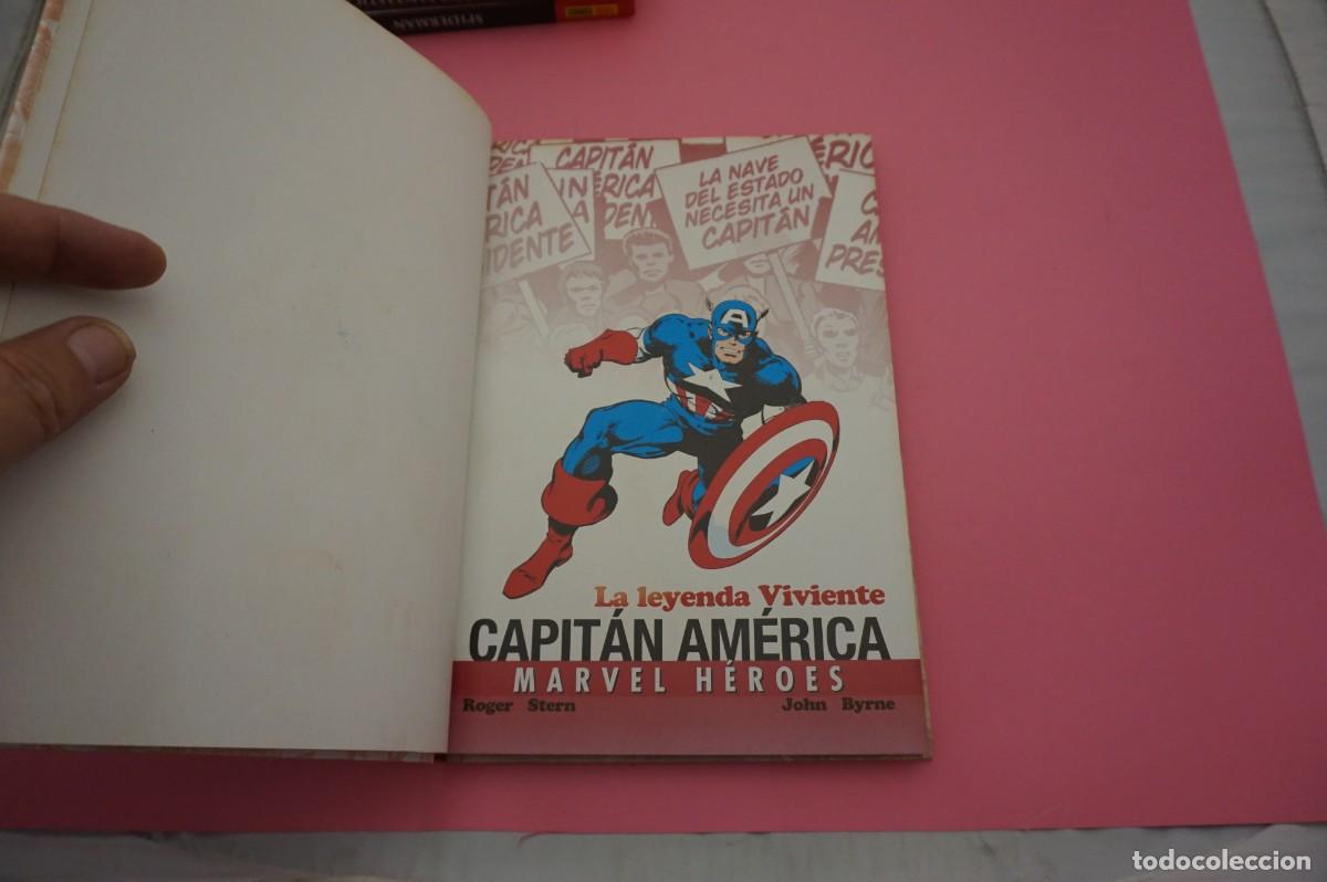 C&oacute;mics: M3C/ CAPITAN AMERICA - LA LEYENDA VIVIENTE - MARVEL HEROES / PANINI COMICS - Foto 2
