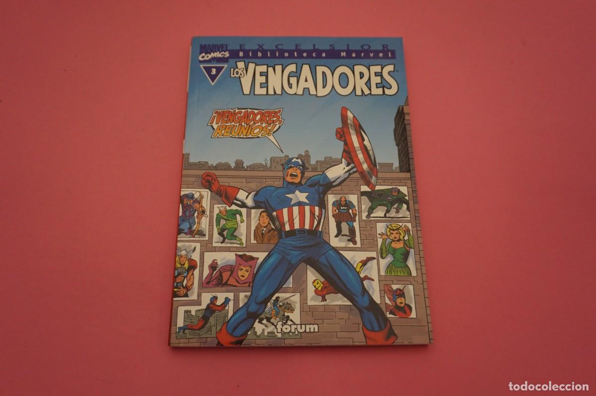 C&oacute;mics: M1D/ LOS VENGADORES 3 - EXCELSIOR - BIBLIOTECA MARVEL - Foto 1
