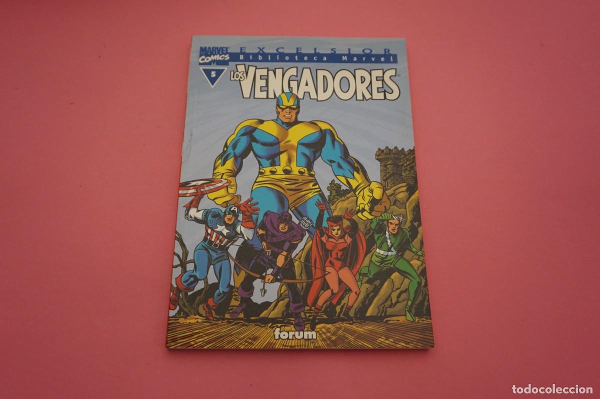 C&oacute;mics: M1D/ LOS VENGADORES 5 - EXCELSIOR - BIBLIOTECA MARVEL - Foto 1