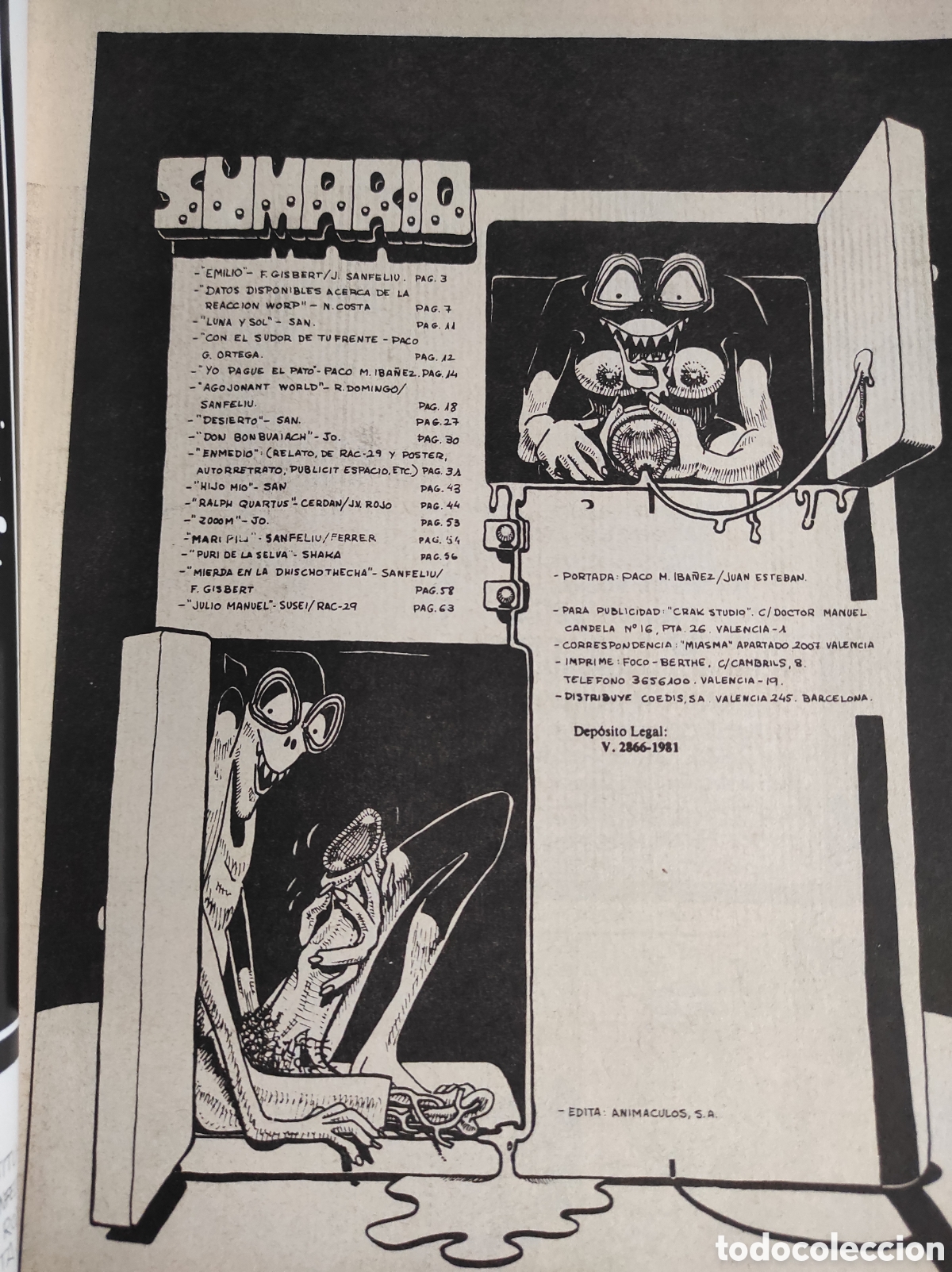 C&oacute;mics: Miasma n&uacute;mero 1 y 2 ,COMIC EXTREMADAMENTE PROFUNDO -FANZINE COMIC UNDERGROUND - Foto 2