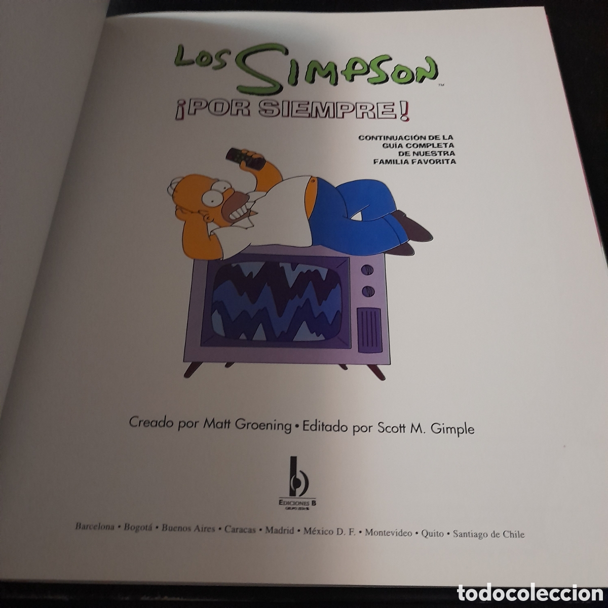 C&oacute;mics: Los Simpson &iexcl;Por siempre! Matt Groening. Ediciones B - Foto 2