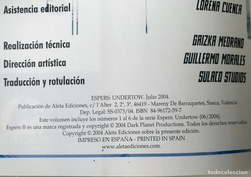 C&oacute;mics: ESPERS: UNDERTOW - ALETA EDICIONES - Foto 3