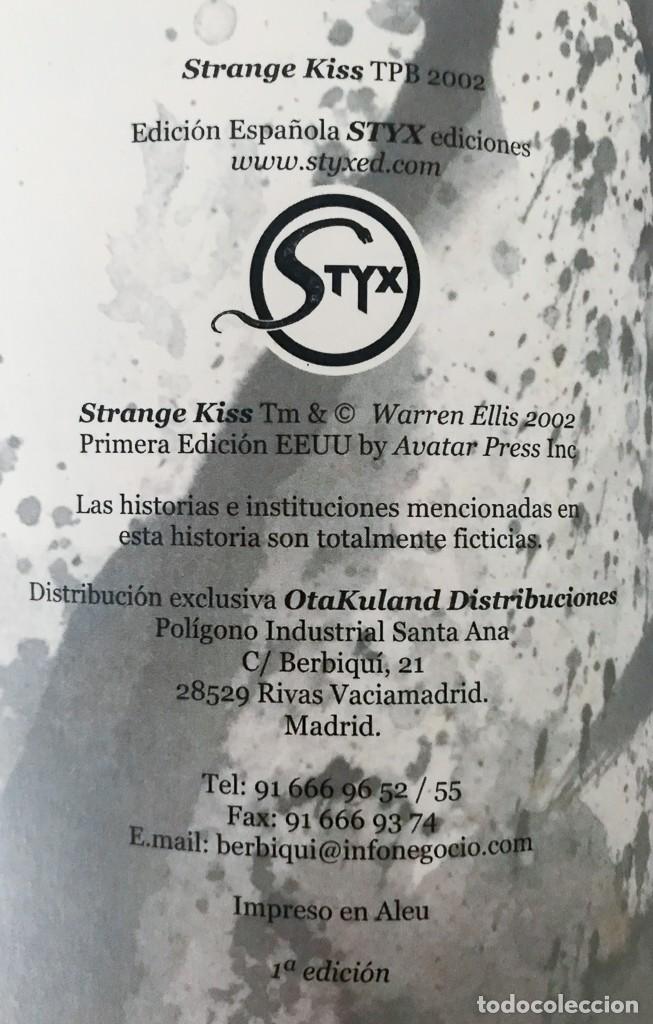 C&oacute;mics: STRANGE KISS - WARREN ELLIS - STYX EDICIONES - Foto 2