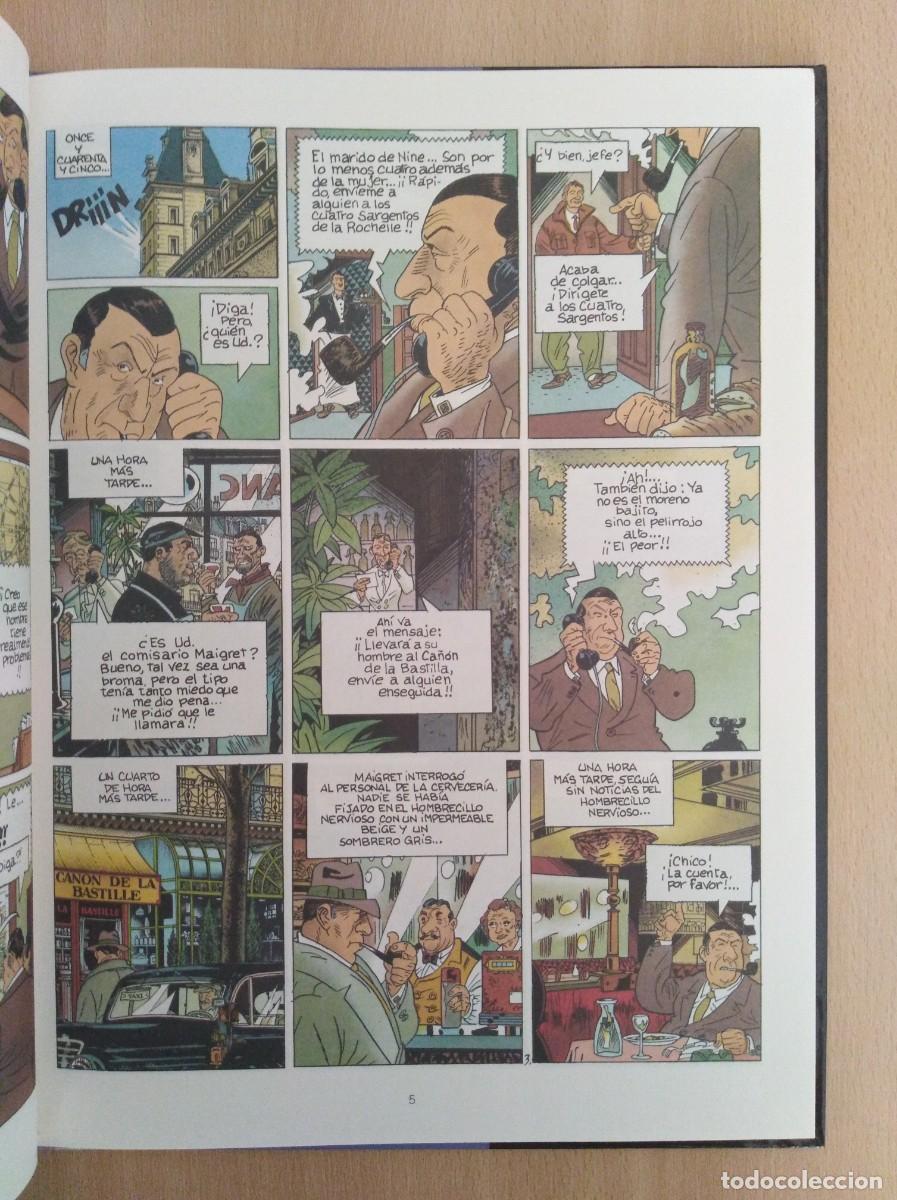 C&oacute;mics: MAIGRET Y SU MUERTO. O. Reynaud / Ph. Wurn - Foto 5