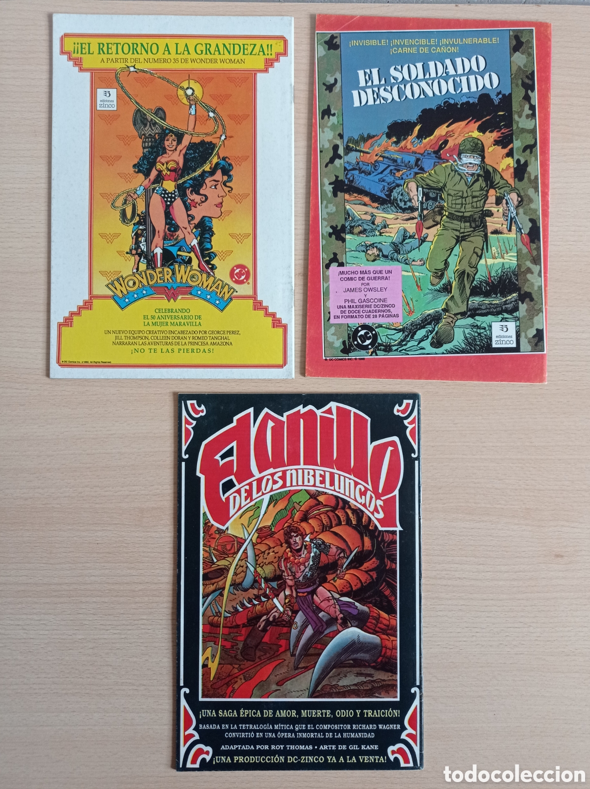 C&oacute;mics: LA COSA DEL PANTANO, nums.2-3-4 (ZINCO 1991) - Foto 2