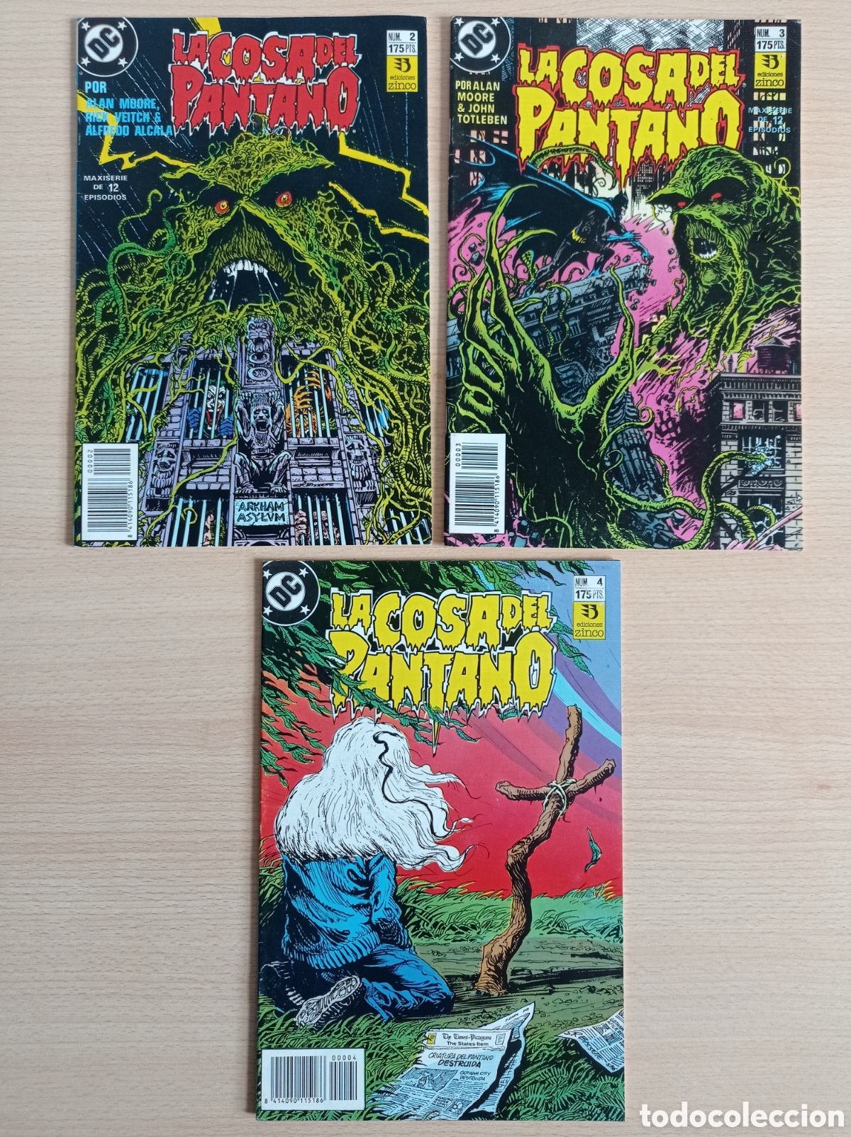 C&oacute;mics: LA COSA DEL PANTANO, nums.2-3-4 (ZINCO 1991) - Foto 1