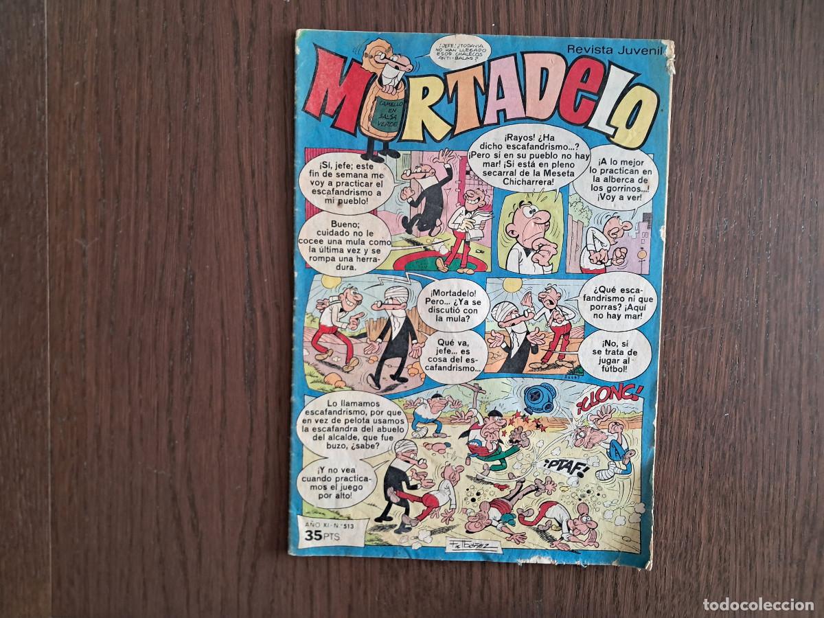 C&oacute;mics: tebeo, c&oacute;mic, revista juvenil Mortadelo, n&ordm; 513 - Foto 1