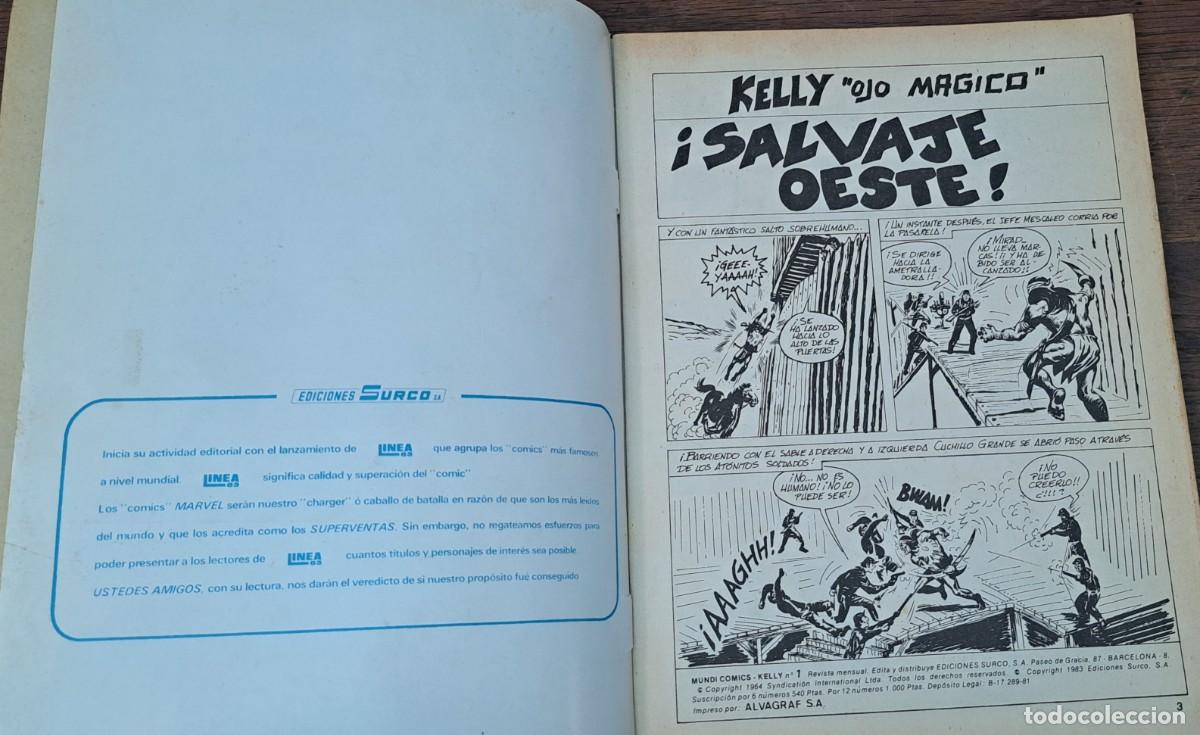 C&oacute;mics: Kelly, ojo m&aacute;gico, Linea 83, del n&uacute;mero 1 al 5 - Foto 3