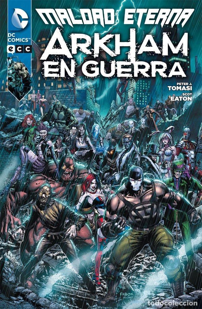 C&oacute;mics: TODO ARKHAM EN GUERRA DE PETER TOMASI Y SCOTT EATON (ECC) Integral Oferta - Foto 1