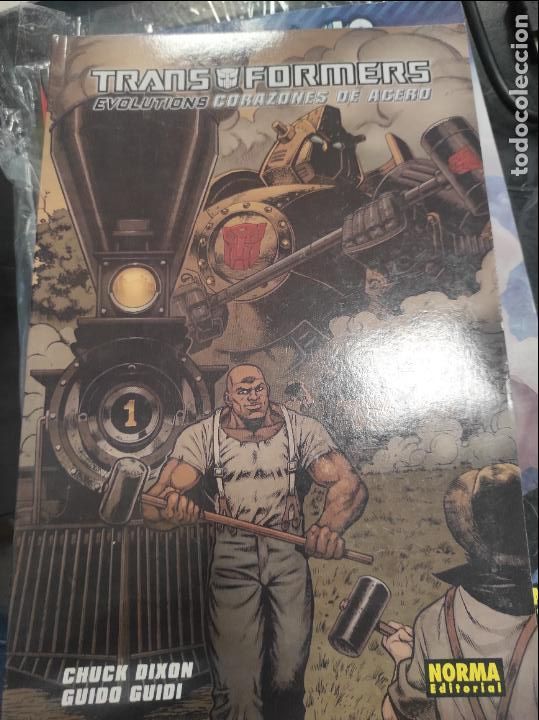 C&oacute;mics: TRANSFORMERS. EVOLUTIONS. CORAZONES DE ACERO (Chuck Dixon / Guido Guidi) Norma, - Foto 1
