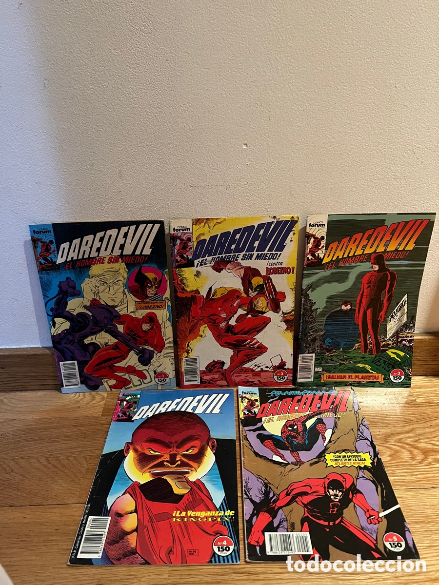 C&oacute;mics: Daredevil El hombre sin miedo n&uacute;meros 1, 2, 3, 4 y 5 - Foto 1