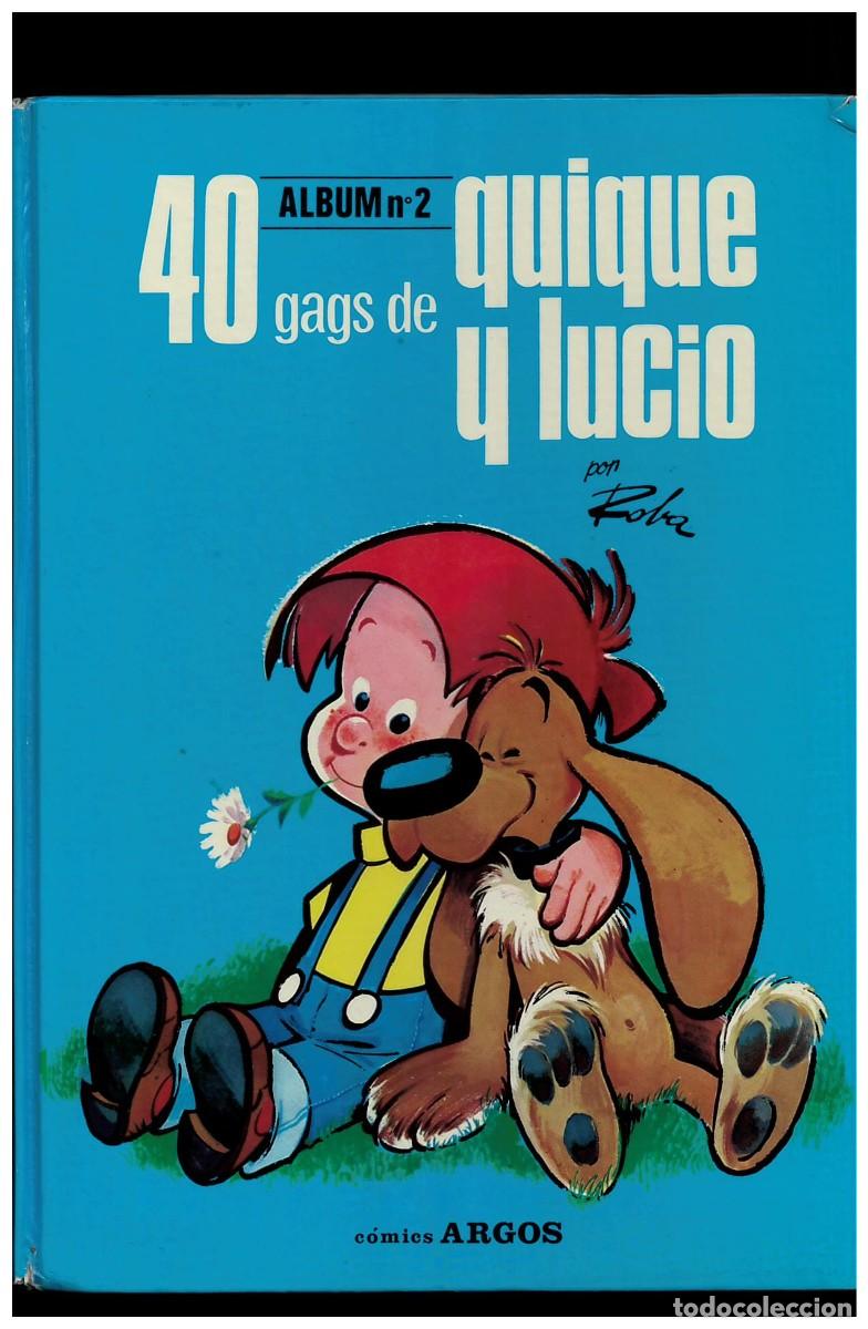C&oacute;mics: 40 gags de Quique y Lucio, Argos en buen estado - Foto 1