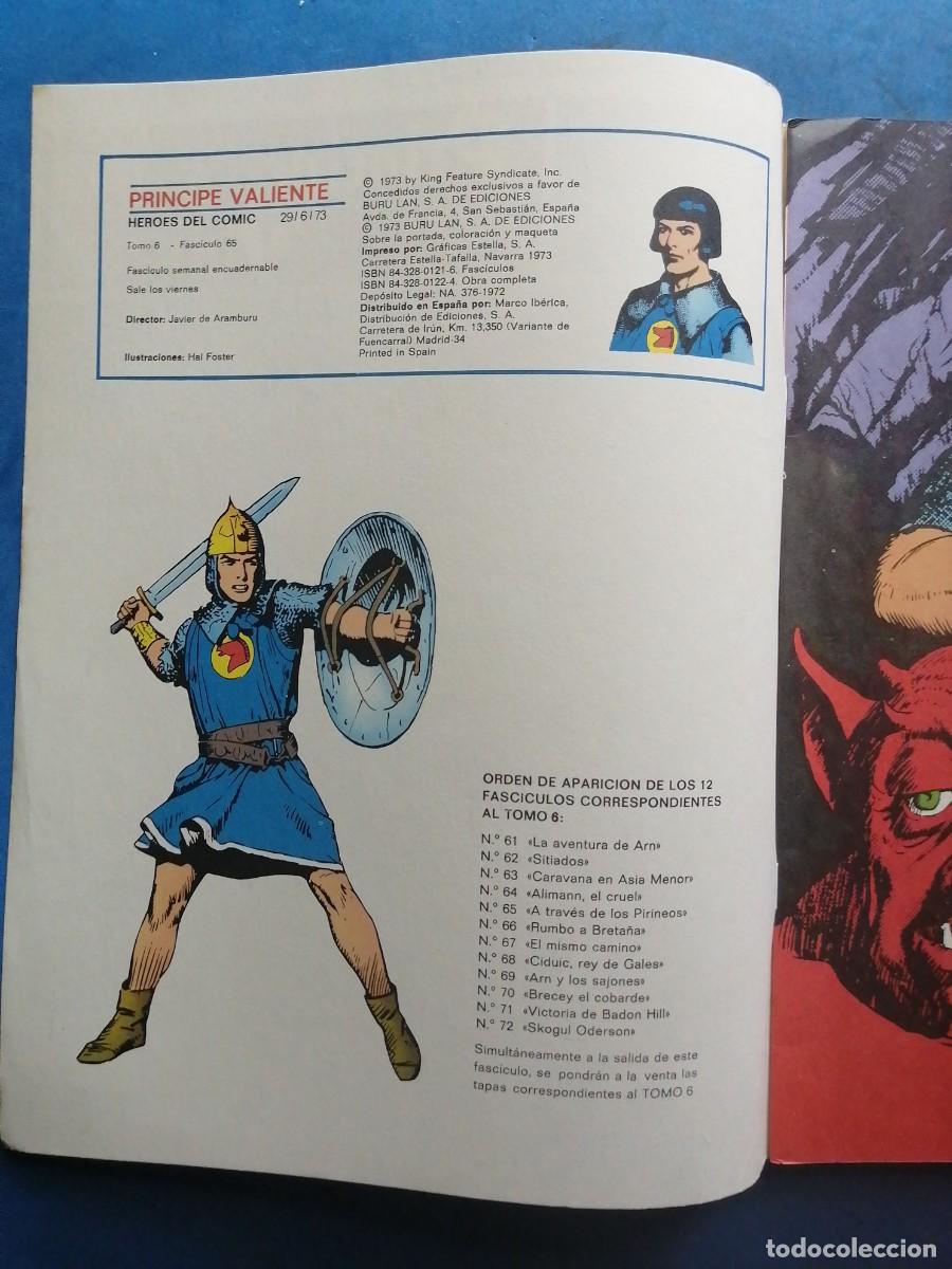 C&oacute;mics: Pr&iacute;ncipe Valiente n&uacute;mero 65, Buru Lan 1973 - Foto 2