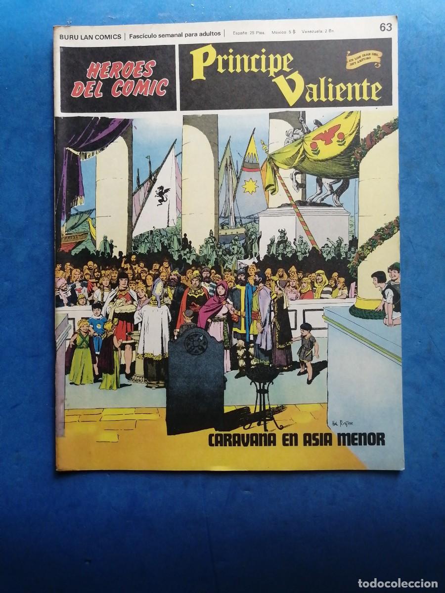 C&oacute;mics: Pr&iacute;ncipe Valiente n&uacute;mero 63, Buru Lan 1973 - Foto 1