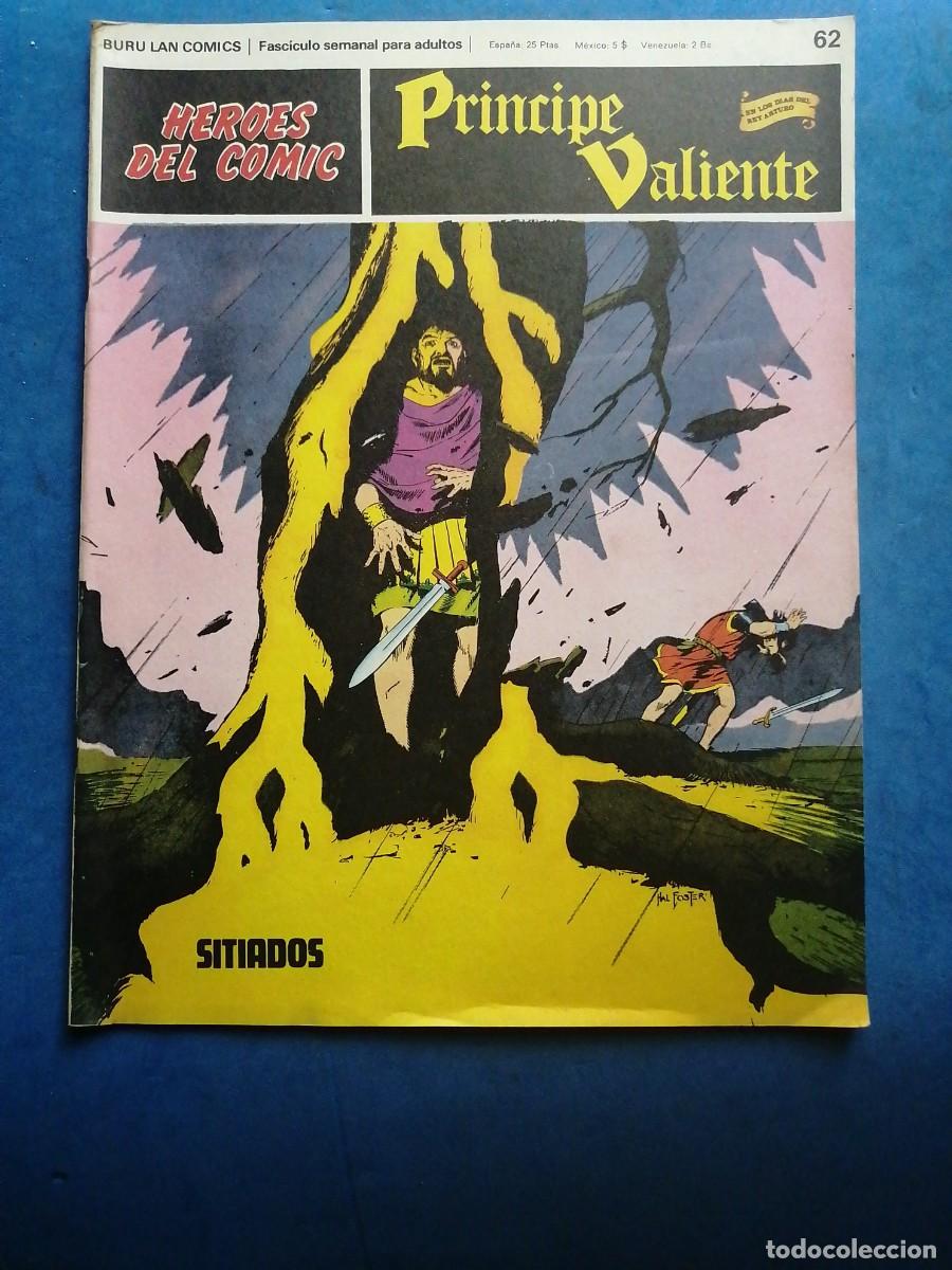 C&oacute;mics: Pr&iacute;ncipe Valiente n&uacute;mero 62, Buru Lan 1973 - Foto 1