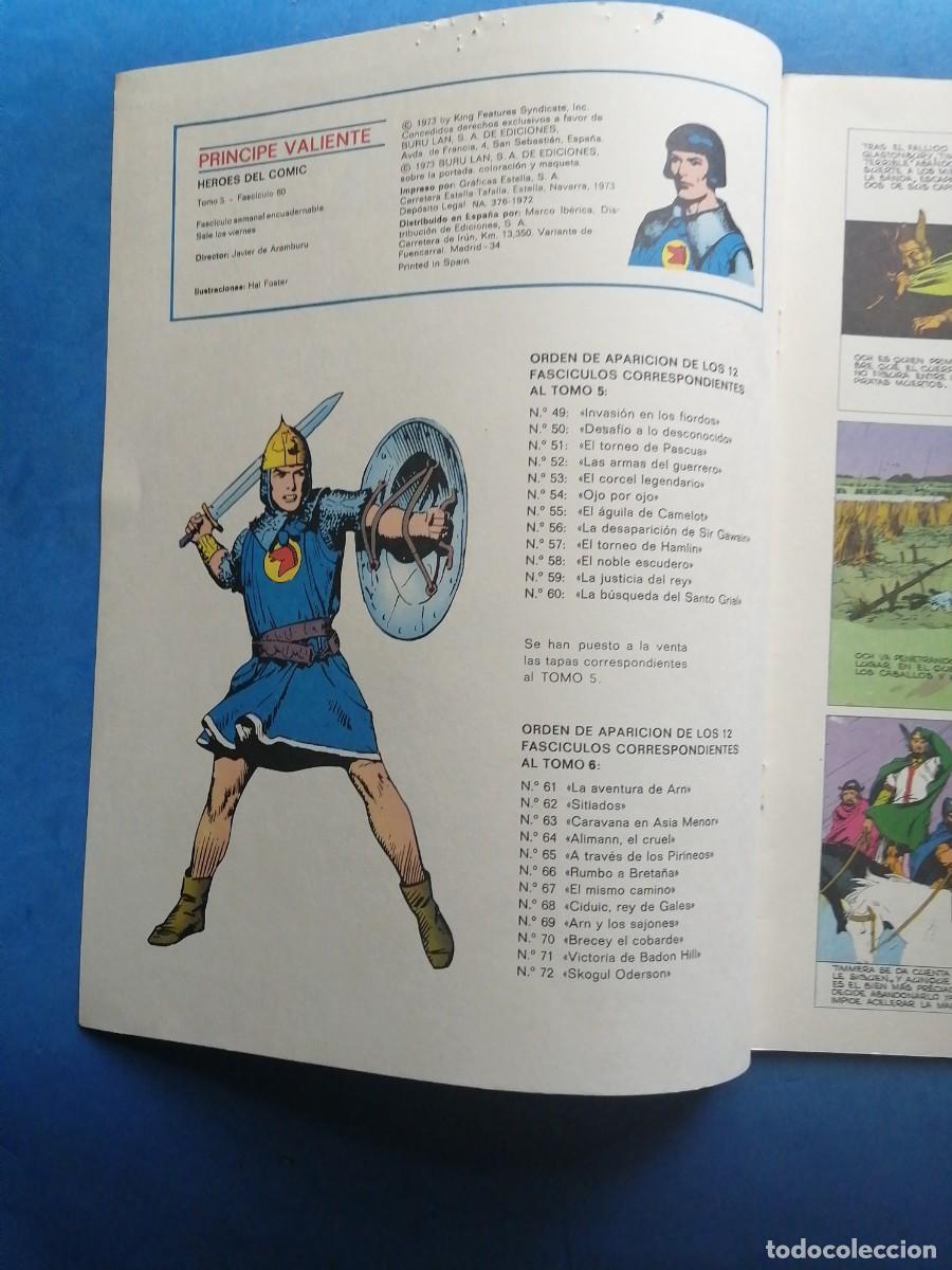 C&oacute;mics: Pr&iacute;ncipe Valiente n&uacute;mero 60, Buru Lan 1973 - Foto 2