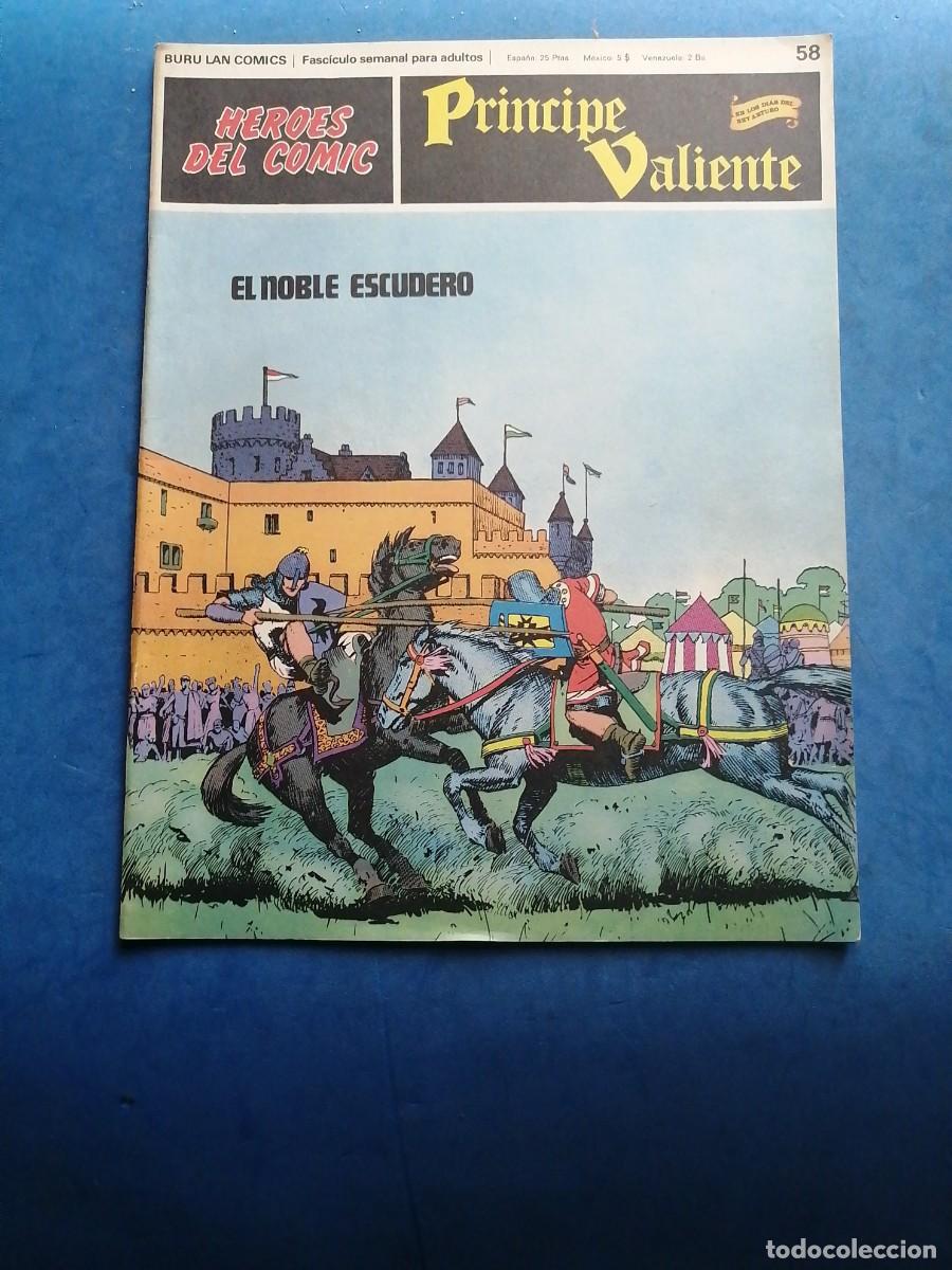 C&oacute;mics: Pr&iacute;ncipe Valiente n&uacute;mero 58, Buru Lan 1973 - Foto 1