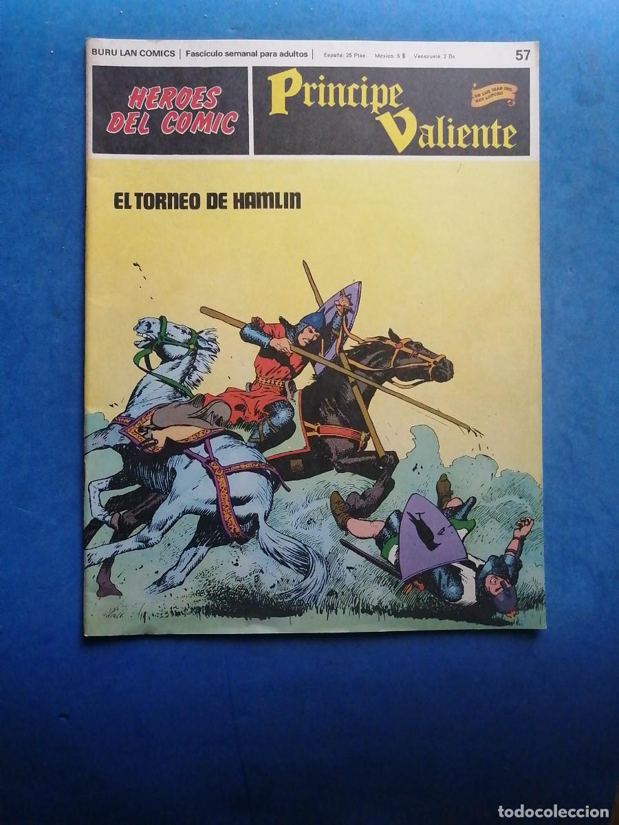C&oacute;mics: Pr&iacute;ncipe Valiente n&uacute;mero 57, Buru Lan 1973 - Foto 1