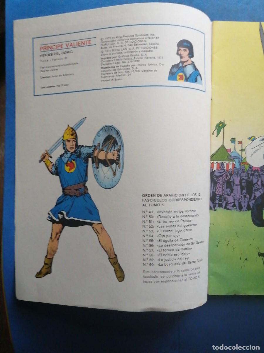 C&oacute;mics: Pr&iacute;ncipe Valiente n&uacute;mero 57, Buru Lan 1973 - Foto 2