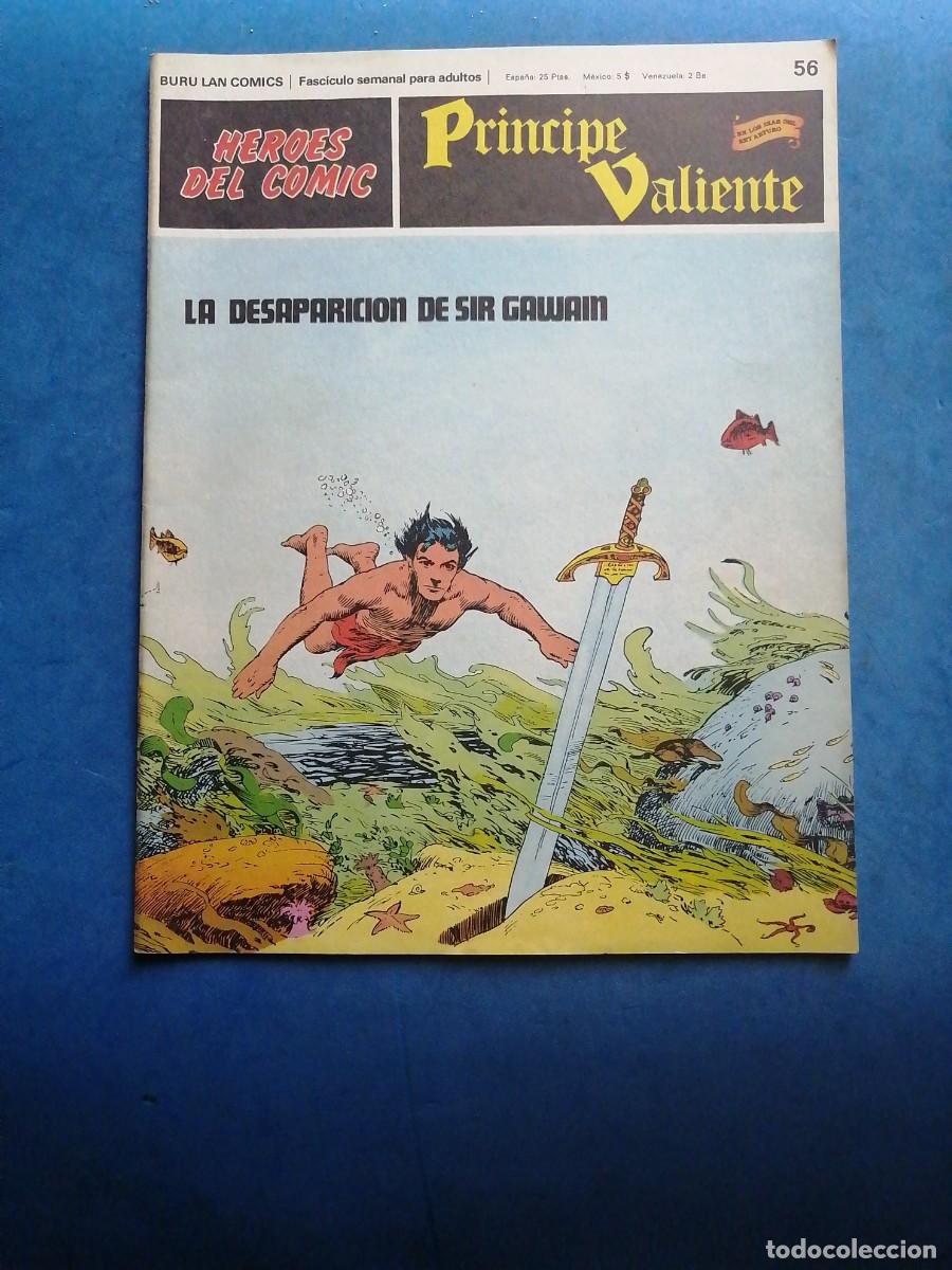 C&oacute;mics: Pr&iacute;ncipe Valiente n&uacute;mero 56, Buru Lan 1973 - Foto 1