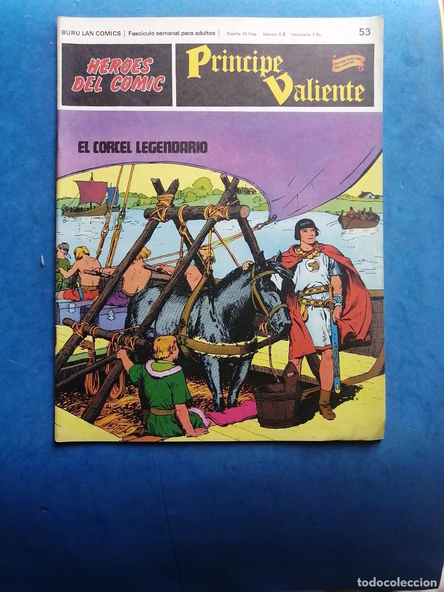 C&oacute;mics: Pr&iacute;ncipe Valiente n&uacute;mero 53, Buru Lan 1973 - Foto 1