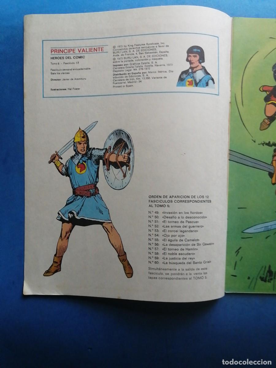 C&oacute;mics: Pr&iacute;ncipe Valiente n&uacute;mero 53, Buru Lan 1973 - Foto 2