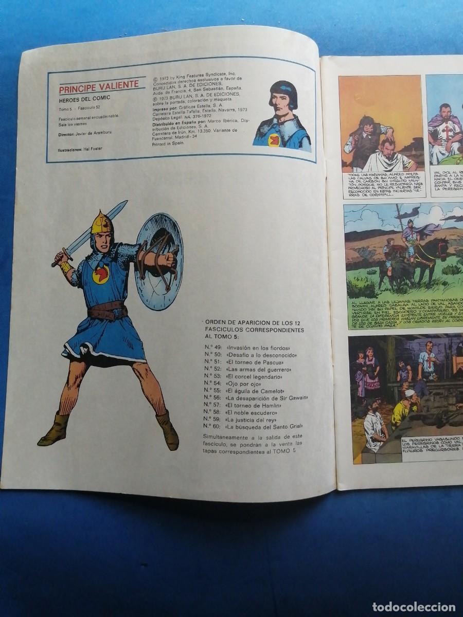 C&oacute;mics: Pr&iacute;ncipe Valiente n&uacute;mero 52, Buru Lan 1973 - Foto 2