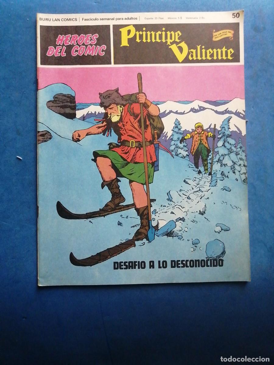 C&oacute;mics: Pr&iacute;ncipe Valiente n&uacute;mero 50, Buru Lan 1973 - Foto 1