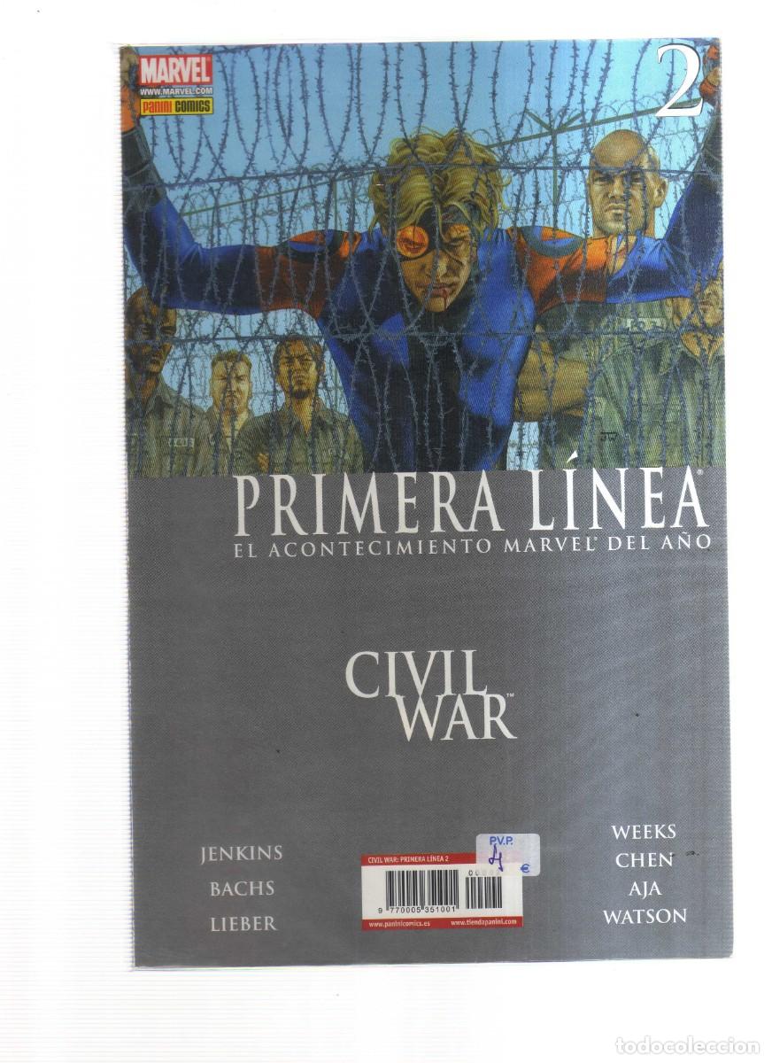Comics: PRIMERA LINEA N,2 CIVIL WAR EL ACONTECIMIENTO MARVEL DEL A&Ntilde;O