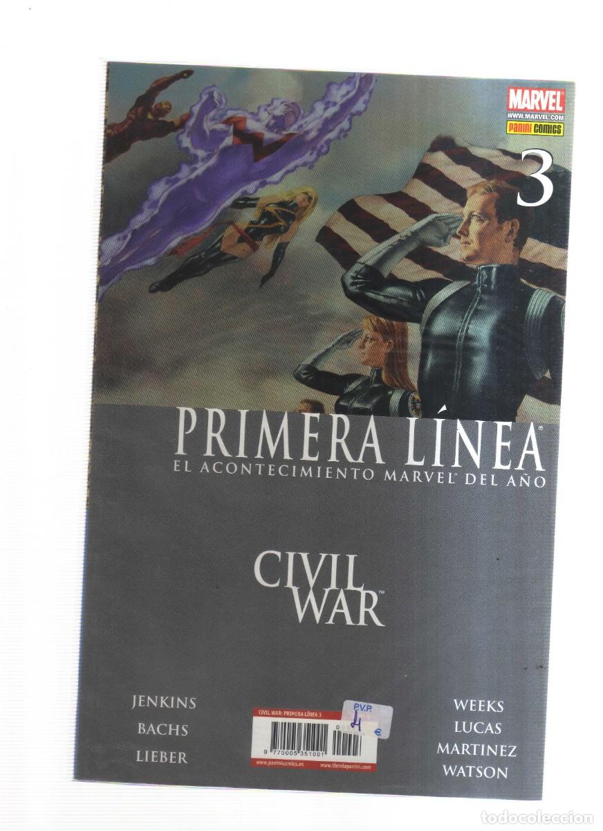 Comics: PRIMERA LINEA N,3 CIVIL WAR EL ACONTECIMIENTO MARVEL DEL A&Ntilde;O
