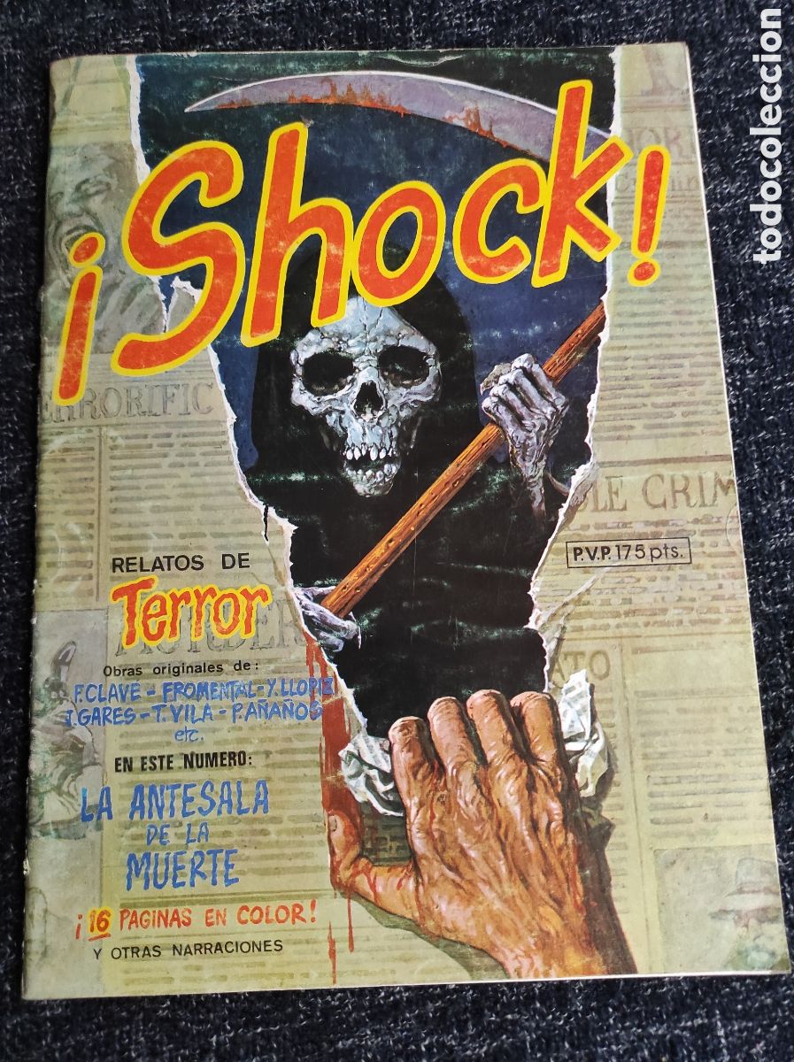 C&oacute;mics: &iexcl;SHOCK! , RELATOS DE TERROR -CONTIENE POSTER CENTRAL FRANKENSTEIN - Foto 1